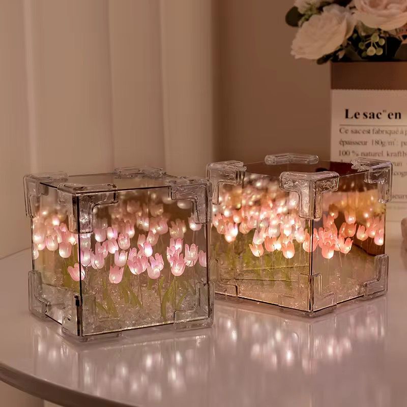 Lámpara LED portátil de Tulipanes